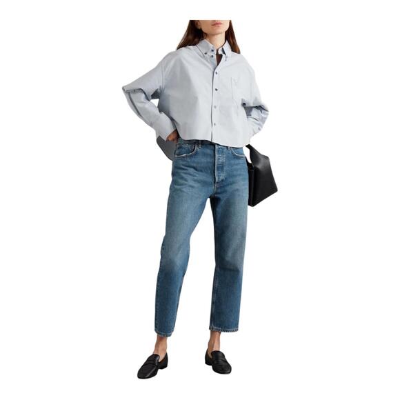 AGOLDE '90s Crop Mid-Rise Straight Leg Jeans Size 27 New - Picture 2 of 10